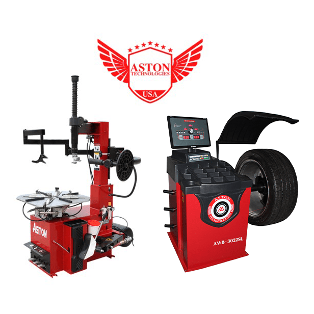 Aston Tire Changer 2.0HP Stronger Motor & Wheel Balancer Combo 1580-3022