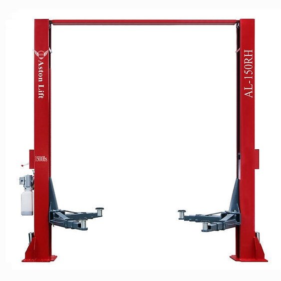 Aston 15000lbs. 2-Post Car Lift Symmetrical Single Point Lock Release AL-150RH