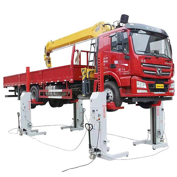 Aston Mobile Column Lift 88,000 lbs. set of 4.