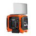 ALP 1000W Portable Powered Generator in Orange and Black Color charging two devices