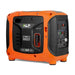 ALP 1000W Portable Powered Generator in Orange and Black Color in Side View