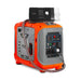 ALP 1000W Portable Powered Generator in Orange and Grey Color charging a medical device