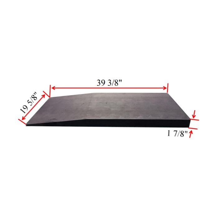 AMGO Low-Profile Rubber Extension Ramps for EM06 (Pack of 4)