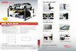 Explore our brochure for AMGO Hydraulics car lifts, highlighting the AMGO 409-DP 9,000 lbs Double Parking 4 Post Lift and its counterpart, the 409-DPX. Discover detailed specs and advanced features such as Dual Safety Locks. These low profile, space-saving lifts are perfect for optimizing your garage space and come with various optional parts to suit your needs.