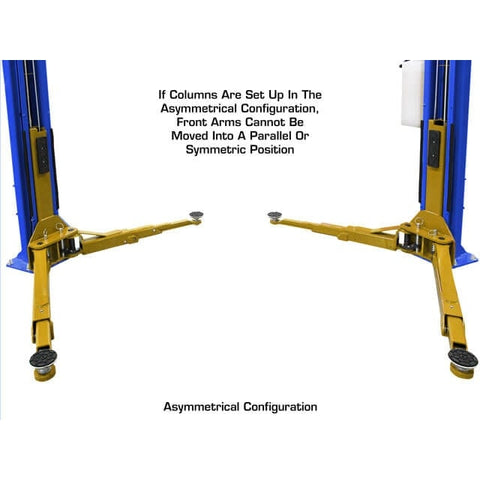 Atlas Platinum PVL10 ALI Certified 10,000 lb Overhead 2 Post Lift