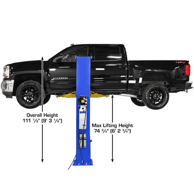 Atlas Platinum PVL9BP ALI Certified 9,000 lb Baseplate 2 Post Lift