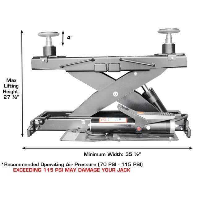 Atlas Platinum RJ7000 ALI Certified 7,000 lb. Capacity Rolling Jack