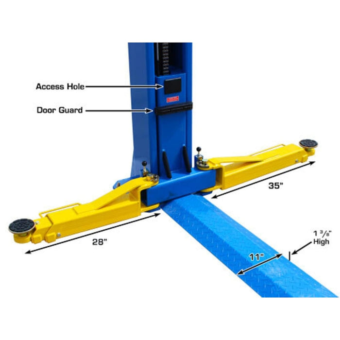 Atlas BP10000X 10,000 lb Baseplate 2 Post Lift