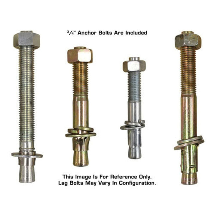 Atlas 412A Alignment 4 Post Lift + RJ6 Rolling Jacks Combo