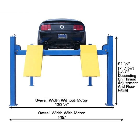 Atlas 414A Alignment Lift + RJ8 Rolling Jacks Combo