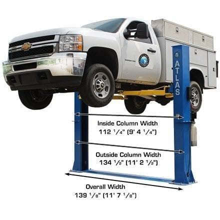 Atlas BP10000X 10,000 lb Baseplate 2 Post Lift