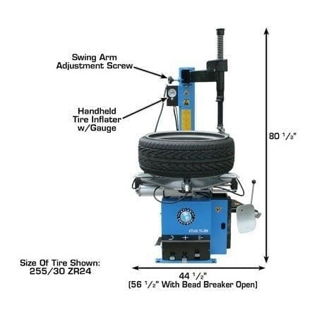 Atlas TC289 Extra Large Rim-Clamp Tire Changer