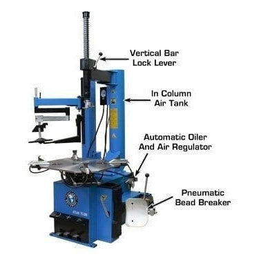 Atlas TC289LH Extra Large Rim-Clamp Tire Changer w/ Assist Arm