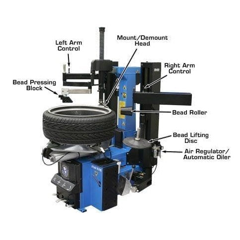 Atlas TC755DAA Wheel Clamp Tire Changer