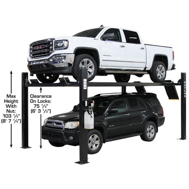 Atlas Apex 9 ALI Certified 9,000 lb 4-Post Lift