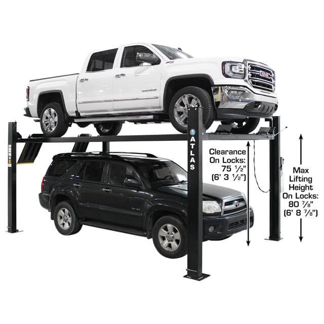 Atlas Apex 9 ALI Certified 9,000 lb 4-Post Lift