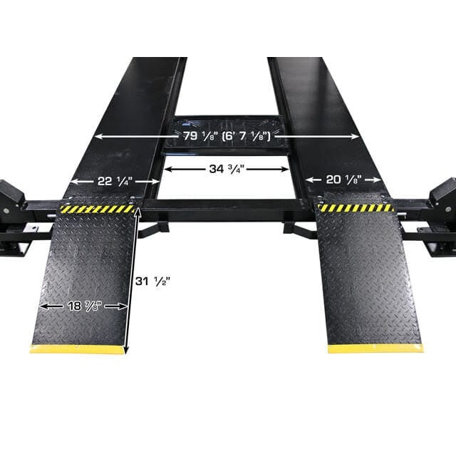 Atlas Apex 9 ALI Certified 9,000 lb 4-Post Lift