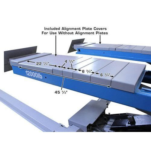 Atlas 12AWFSL Alignment Scissor Lift and RJ-6 Rolling Jack Combo