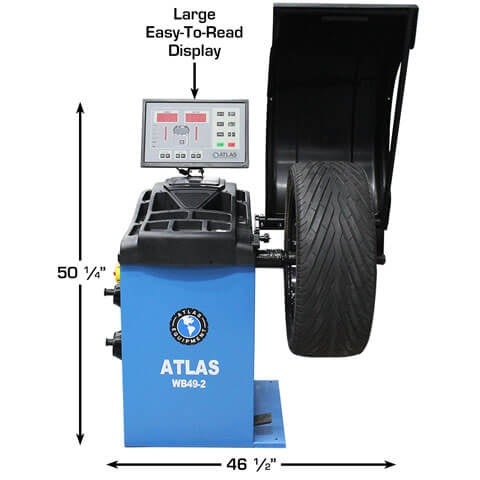 Atlas WB49-2 Premium 2D Computer Wheel Balancer