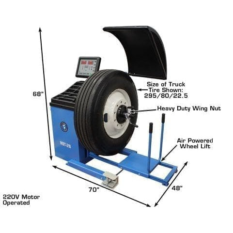 Atlas TTC305A Truck Tire Changer + WBT-210 Heavy Duty Wheel Balancer Combo