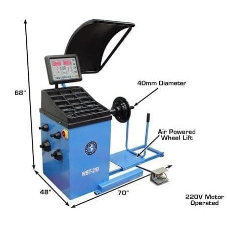 Atlas WBT-210 Heavy Duty Truck Wheel Balancer