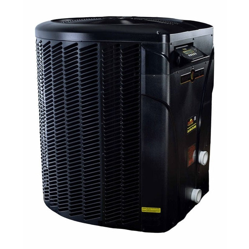 AquaCal HeatWave SuperQuiet® SQ145 Pool Heat Pump in Left View with Display Open