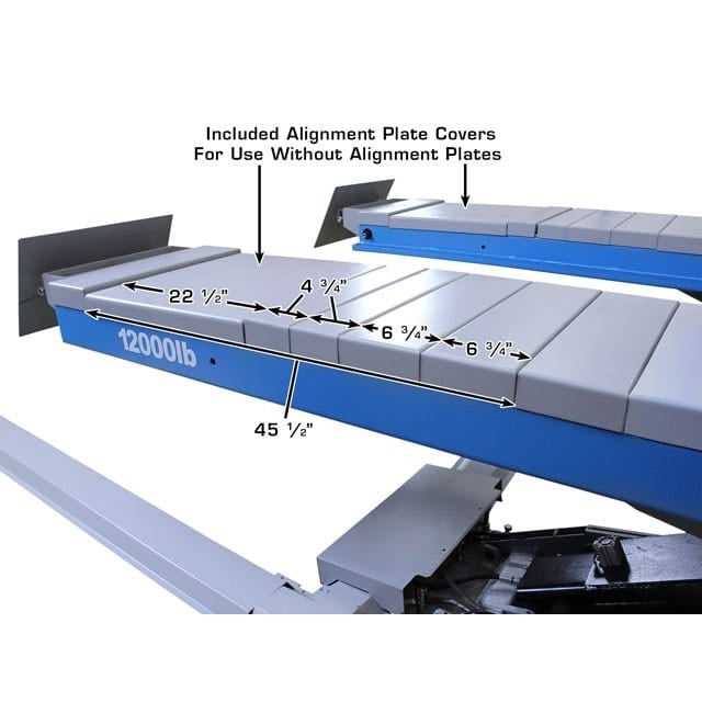 Atlas 12ASL 12,000 lb Scissor Alignment Lift — My Garage Supplies