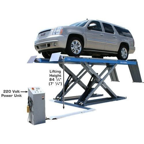 Atlas 12AWFSL 12,000 lb Alignment Lift w/ Wheels Free Lifts with lifting height and power unit