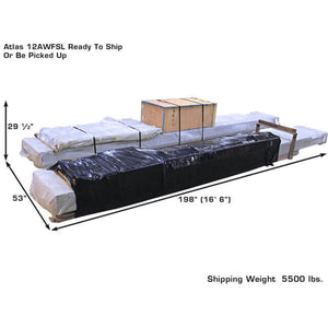 Atlas 12AWFSL 12,000 lb Alignment Lift w/ Wheels Free Lifts Packaged