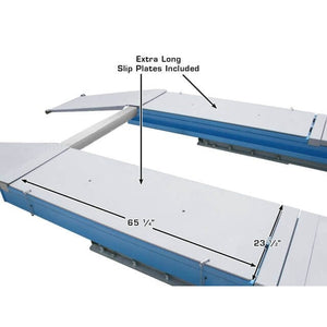 Atlas 12AWFSL 12,000 lb Alignment Lift w/ Wheels Free Lifts with slip plates