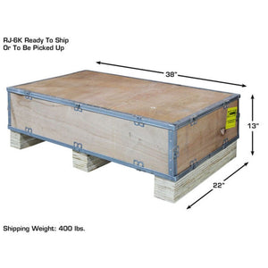 Atlas PREMIUM 408SL 4 Post Lift + RJ35 Sliding Jacks Combo in a box