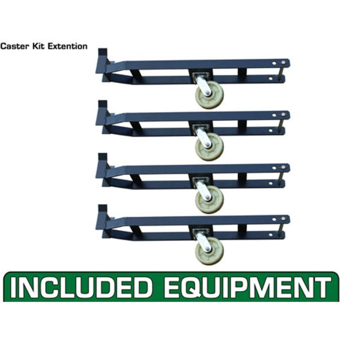 Atlas PREMIUM 408SL 4 Post Lift + RJ35 Sliding Jacks Combo with caster kit