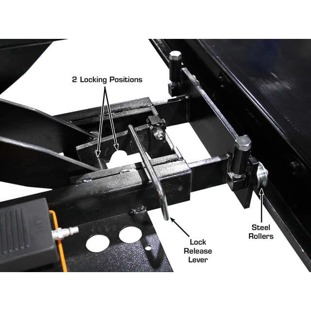 Atlas PREMIUM 408SL 4 Post Lift + RJ35 Sliding Jacks Combo with lock system