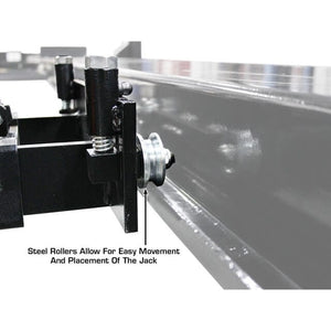 Atlas PREMIUM 408SL 4 Post Lift + RJ35 Sliding Jacks Combo with steel rollers