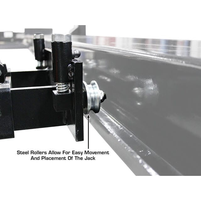 Atlas PREMIUM 408SL 4 Post Lift + RJ35 Sliding Jacks Combo with steel rollers