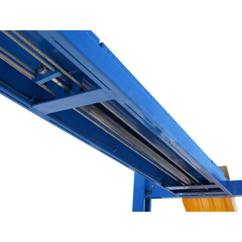 Atlas 412 12,000 lb Commercial 4-Post Lift with Bottom View