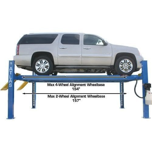 Atlas 412A 12,000 lb 4-Post Alignment Lift Wheelbase