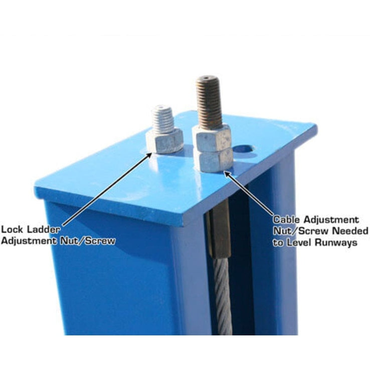 Atlas 414 14,000 LB 4-Post Lift + RJ8 Jacks Combo Product Features