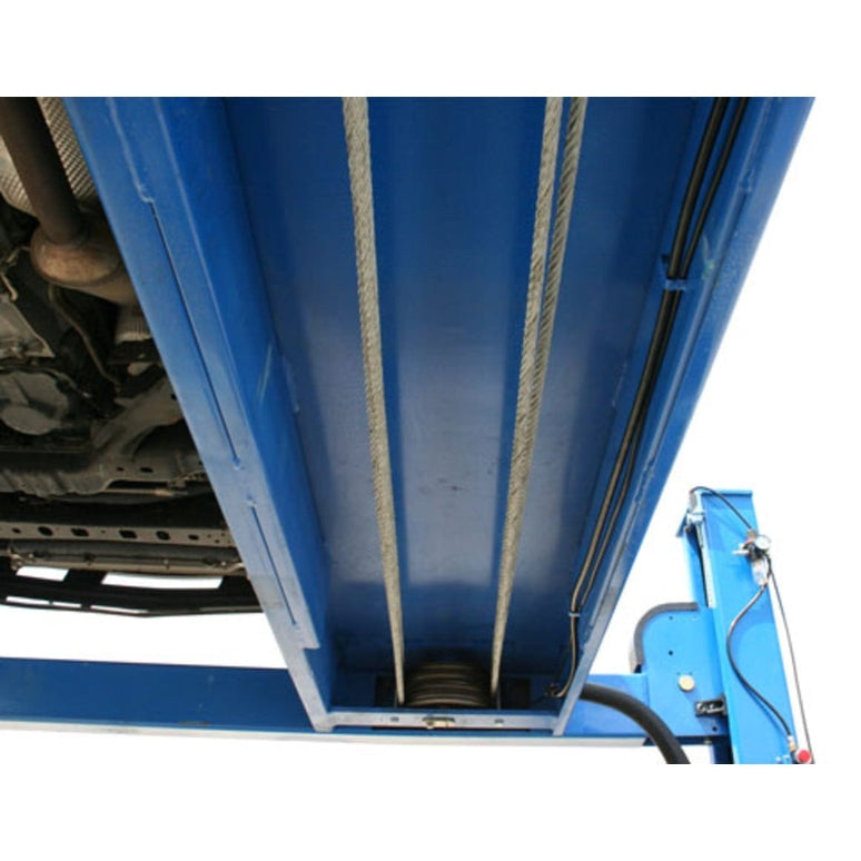 Atlas 414 14,000 LB 4-Post Lift + RJ8 Jacks Combo with steel cables