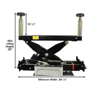 Atlas 414A Alignment Lift + RJ8 Rolling Jacks Combo jack height