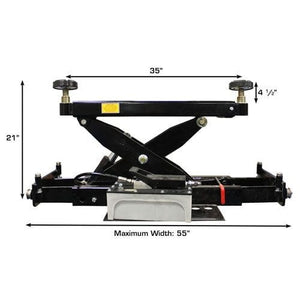 Atlas 414A Alignment Lift + RJ8 Rolling Jacks Combo jack width