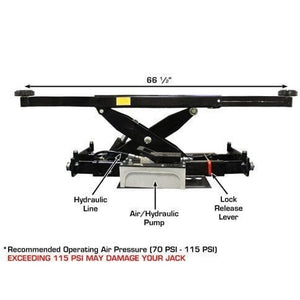 Atlas 414A Alignment Lift + RJ8 Rolling Jacks Combo jack lock lever