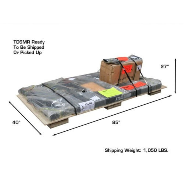 Atlas 6MR 6,000 lb Portable Mid-Rise Lift Packaged