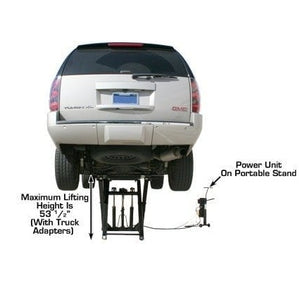 Atlas 6MR 6,000 lb Portable Mid-Rise Lift Rear View