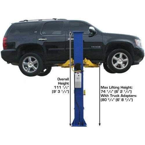 Atlas 9KBPX 9,000 lb Baseplate 2 Post Lift height