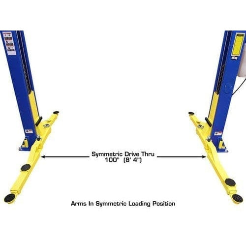 Atlas 9KOHX 9,000 lb Overhead 2-Post Lift drive thru