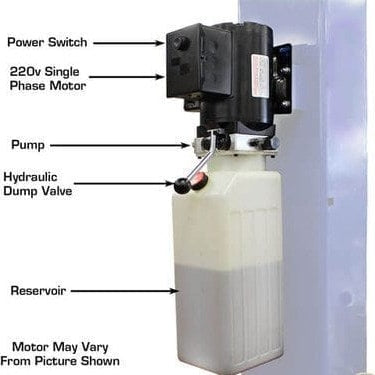 Atlas 9KOHX 9,000 lb Overhead 2-Post Lift w/ LMA Combo Pump