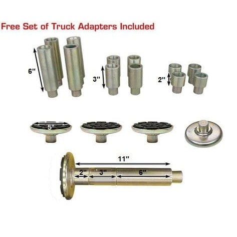 Atlas 9OHSC 2-Post Lift + Lawn Mower Adapter Combo Free set of truck adapters