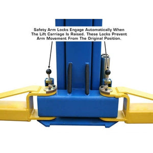 Atlas 9OHSC 9,000 lb Overhead 2-Post Lift Safety Lock