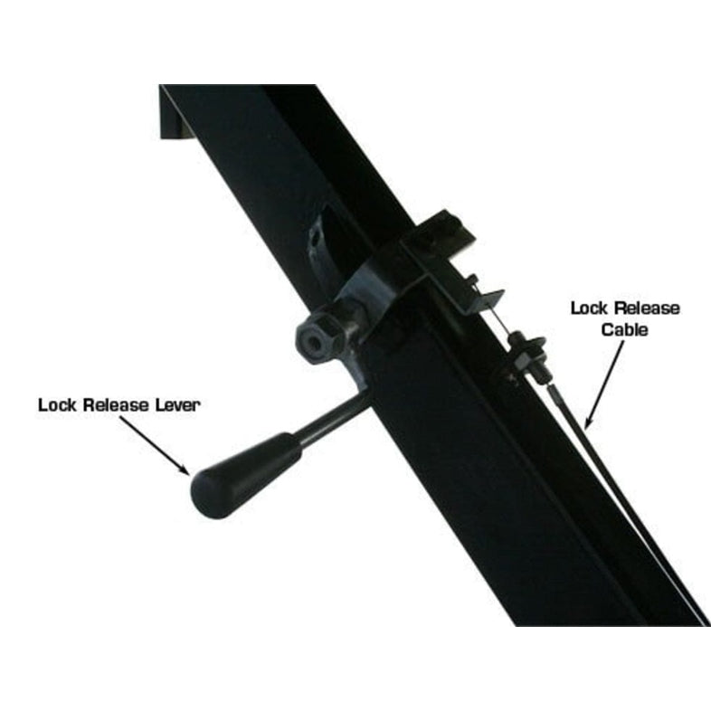 Atlas HI-RISE 1500 Motorcycle/ATV Lift with lock release lever